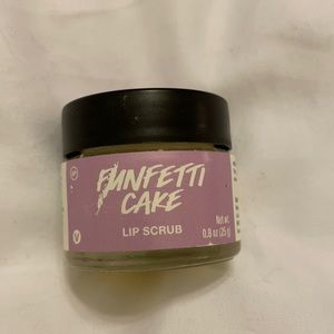 Lush cosmetics funfetti lip scrub new!